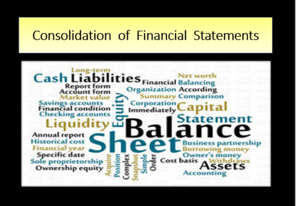 consolidation of financial statements