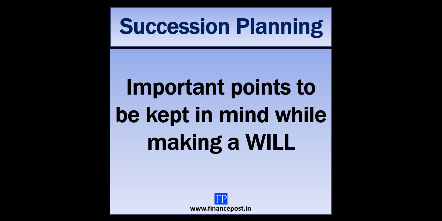 Important points to be kept in mind while making a WILL