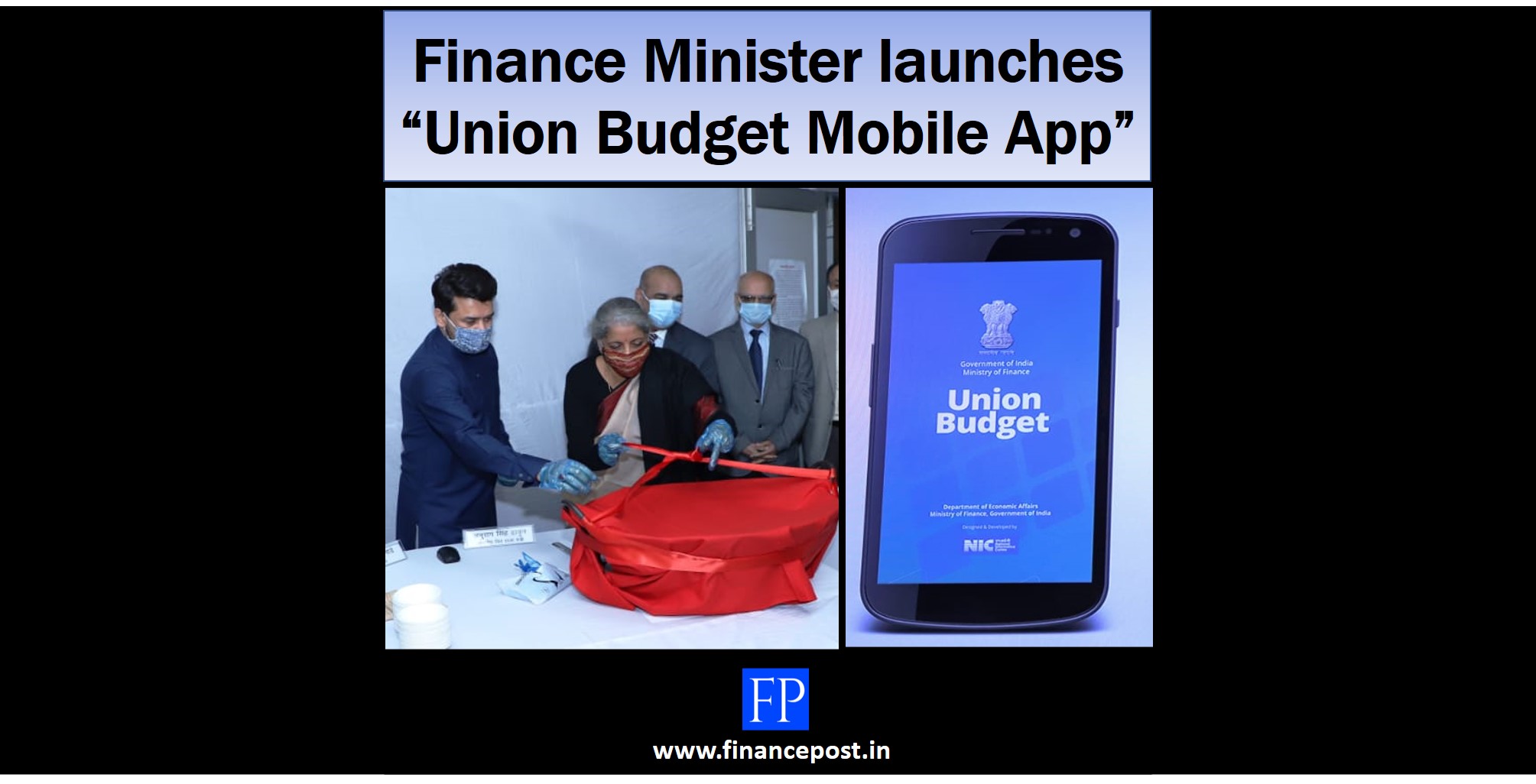 Finance Minister launches “Union Budget Mobile App”