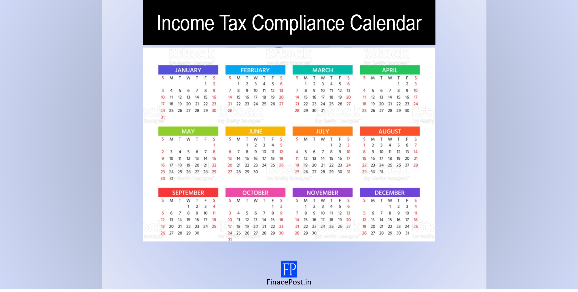 Tax Compliance Calendar FinancePost