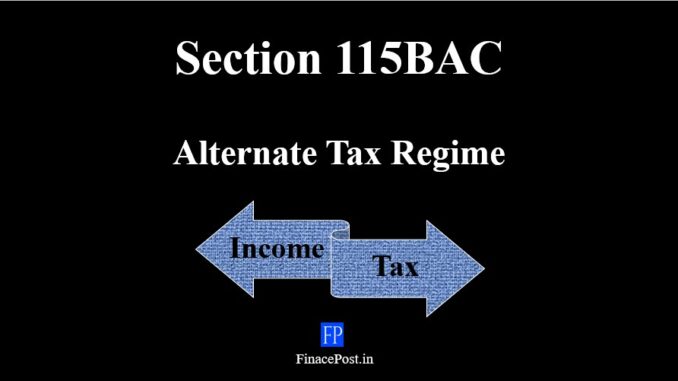 Section 115BAC of Income Tax Act