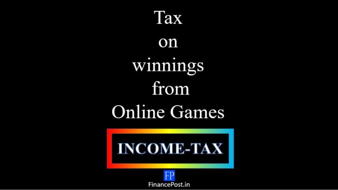 tax on winnings from online games